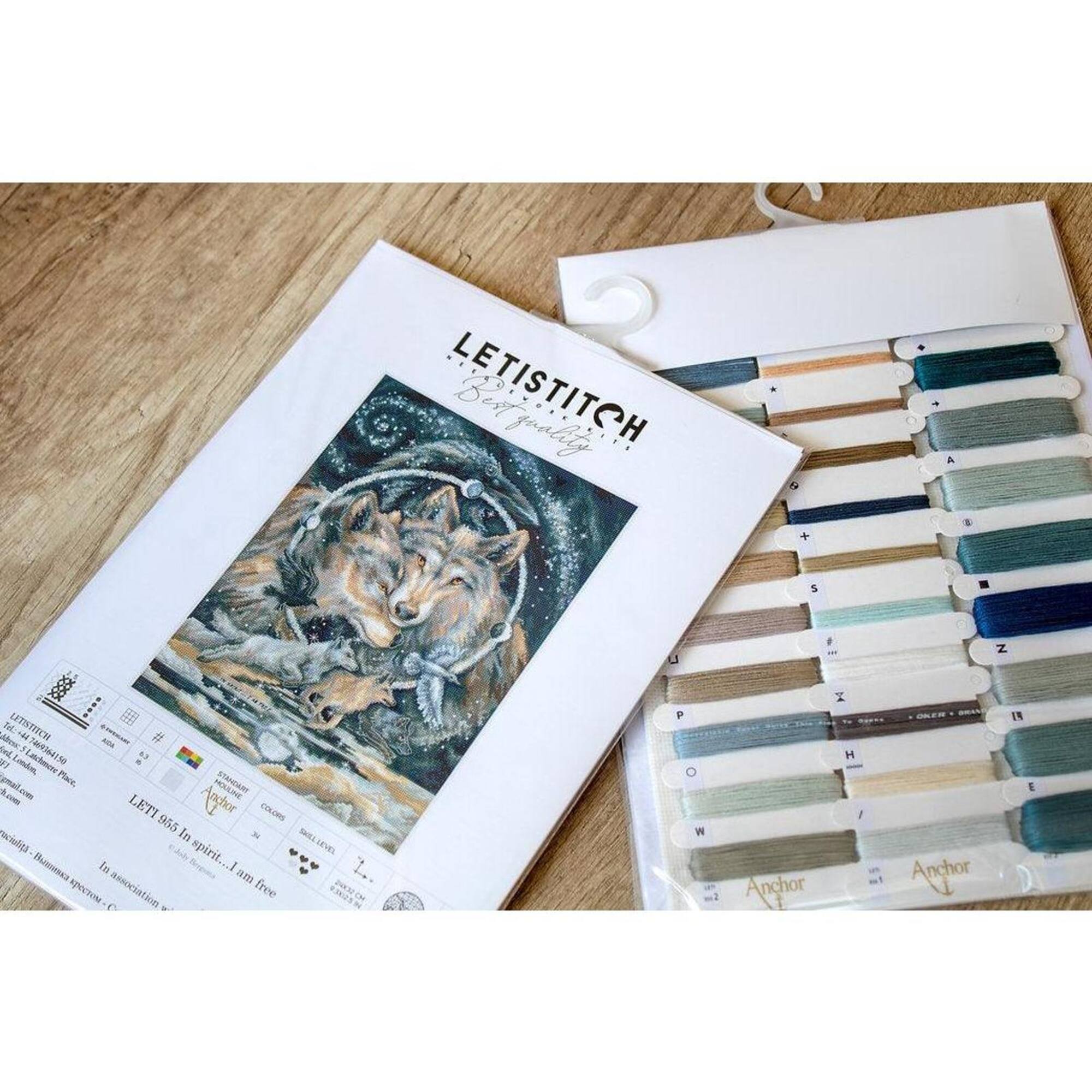 Letistitch In Spirit…I Am Free Counted Cross Stitch Kit